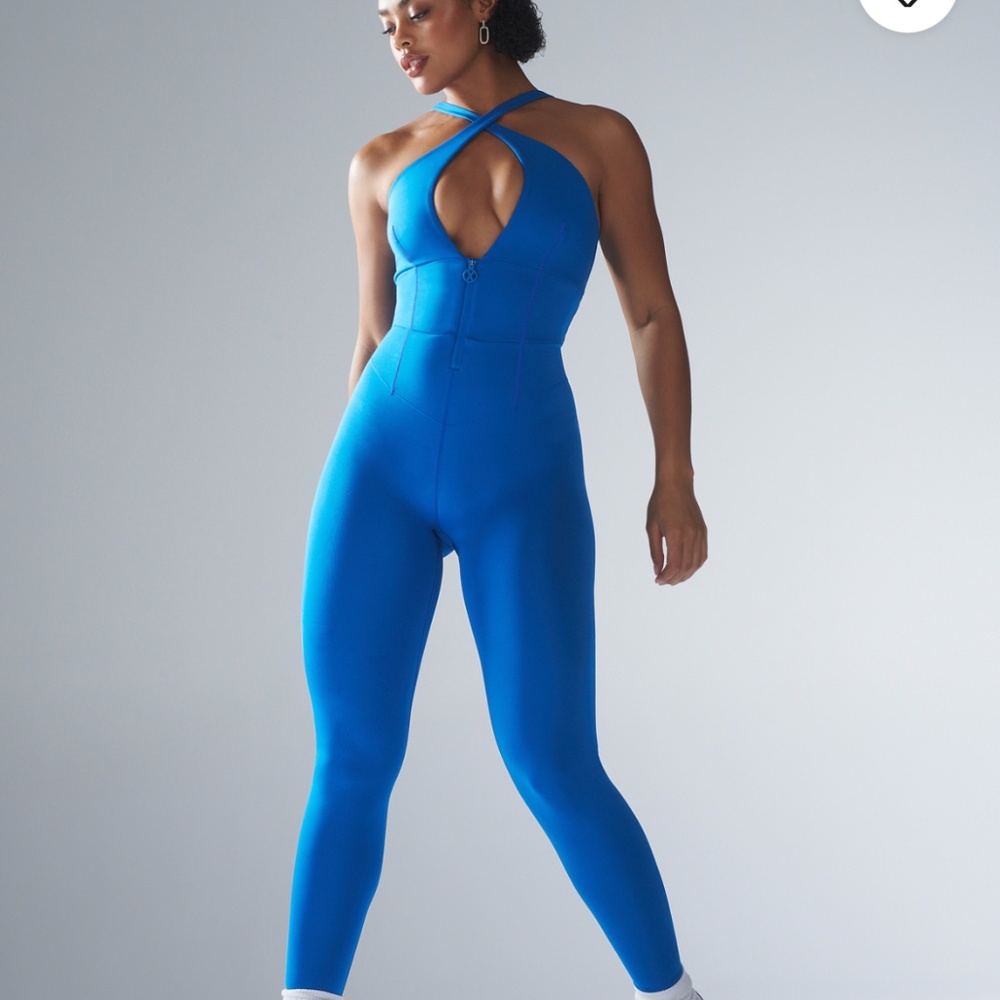 Savage x Fenty Hotline jumpsuit true blue